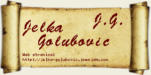 Jelka Golubović vizit kartica